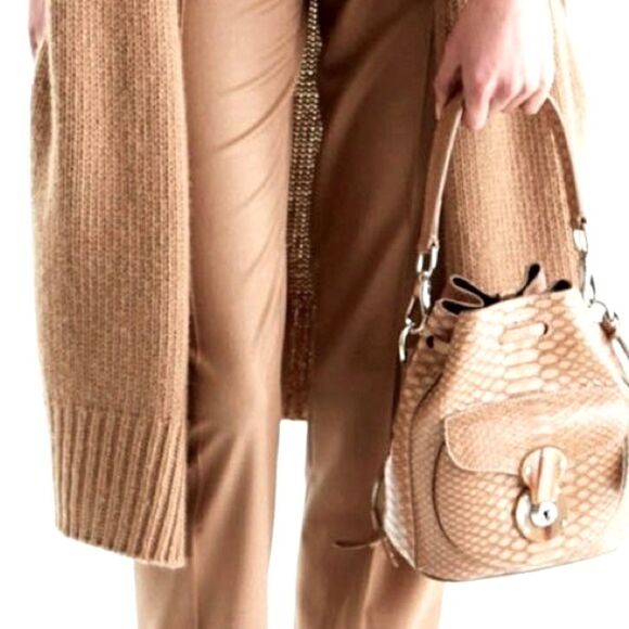 Ralph Lauren Collection* Pre-Fall 15 Camel Cashmere Mohair Knit Cardigan Sweater - Picture 9 of 15